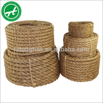 Corde de jute de corde de chanvre naturel pour la vente en gros